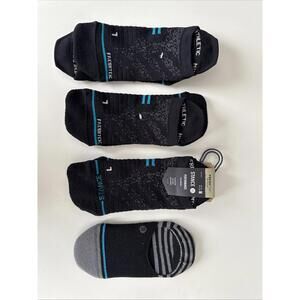 Set Of 4 Women's Stance Performance  Socks Casual No Show  Size M